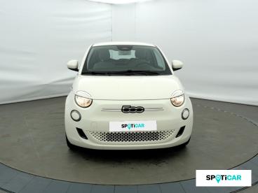 SPOTICAR Fiat 500 E 118ch Icone Occasion - Citadine Electrique Blanc Gara - La Ravoire - 1203911492_2