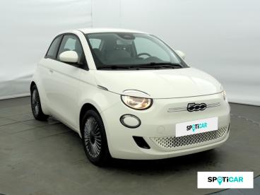 SPOTICAR Fiat 500 E 118ch Icone Occasion - Citadine Electrique Blanc Gara - La Ravoire - 1203911492_3