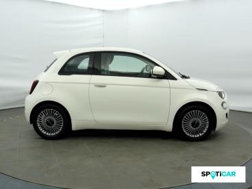 SPOTICAR Fiat 500 E 118ch Icone Occasion - Citadine Electrique Blanc Gara - La Ravoire - 1203911492_4