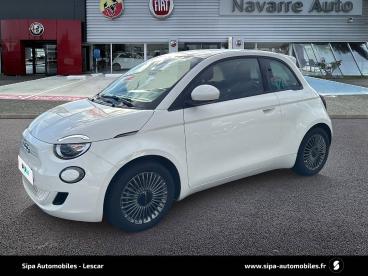 SPOTICAR Fiat 500 E 118 Ch Icone Occasion - Citadine Electrique Ice White - Lescar - 1203913572_1
