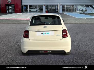 SPOTICAR Fiat 500 E 118 Ch Icone Occasion - Citadine Electrique Ice White - Lescar - 1203913572_5