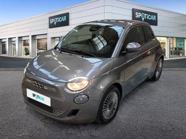 SPOTICAR Fiat 500 E 118ch Pack Confort & Style My23 Occasion - Citadine Electrique Mineral Grey Métal - Dizy - 1203916720_1