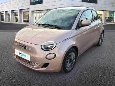 SPOTICAR Fiat 500 E 118ch Icone Occasion - Citadine Electrique Rose Gold Métal - Nice - 1203916760_1