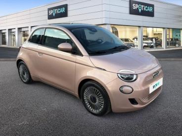 SPOTICAR Fiat 500 E 118ch Icone Occasion - Citadine Electrique Rose Gold Métal - Nice - 1203916760_3