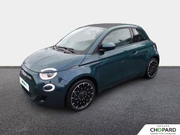 SPOTICAR Fiat 500 C E 118 Ch Icone Occasion - Citadine Electrique Ocean Green - Frejus - 1203919597_1