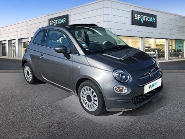 SPOTICAR Fiat 500 C 0.9 85 Ch Twinair S/s Lounge Occasion - Citadine Essence Noir - Champagnole - 1203919760_3