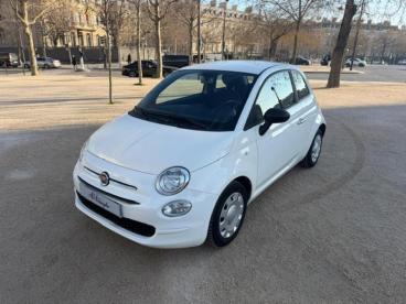 SPOTICAR Fiat 500 1.0 70ch Bsg S&s Cult Occasion - Citadine Hybride Bossa Nova White Pastel - Paris - 1203920676_1