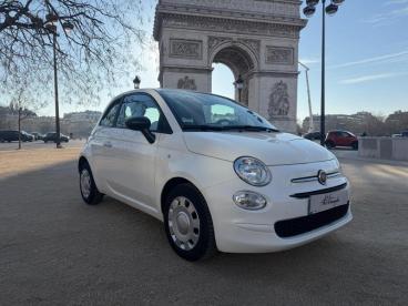 SPOTICAR Fiat 500 1.0 70ch Bsg S&s Cult Occasion - Citadine Hybride Bossa Nova White Pastel - Paris - 1203920676_2