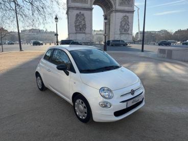 SPOTICAR Fiat 500 1.0 70ch Bsg S&s Cult Occasion - Citadine Hybride Bossa Nova White Pastel - Paris - 1203920676_3