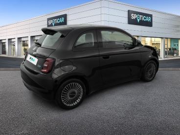 SPOTICAR Fiat 500 118ch 42kwh Icone Occasion - Citadine Electrique Noir - Carcassonne - 1203929202_2
