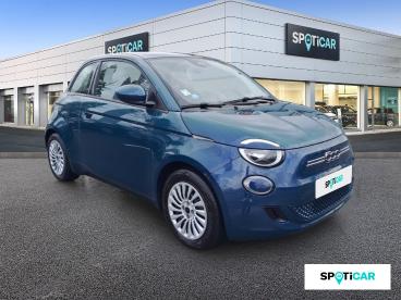 SPOTICAR Fiat 500 E 118ch Pack Confort My23 Occasion - Citadine Electrique Ocean Green Métal - Angers Cedex 01 - 1203932263_3