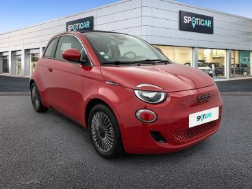 SPOTICAR Fiat 500 C E 95 Ch (red) Occasion - Citadine Electrique Red Vr-111/a - Malakoff - 1203939513_3