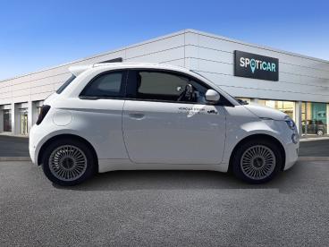 SPOTICAR Fiat 500 E 118 Ch Icone Occasion - Citadine Electrique Snow - Macon - 1203951912_4