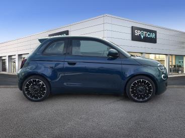 SPOTICAR Fiat 500 E 118ch Icone Plus Occasion - Citadine Electrique Ocean Green Métal - Orange - 1203961218_4