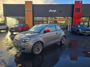 SPOTICAR Fiat 500 E 95ch (red) My23 Occasion - Citadine Electrique Mineral Grey Métal - Brive - 1203961935_3