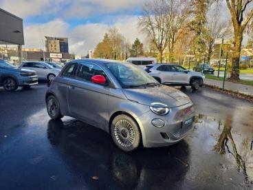 SPOTICAR Fiat 500 E 95ch (red) My23 Occasion - Citadine Electrique Mineral Grey Métal - Brive - 1203961935_5