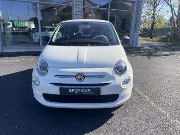 SPOTICAR Fiat 500 1.0 70ch Bsg S&s Occasion - Citadine Hybride Blanc - Brive - 1203961947_1