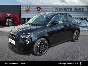 SPOTICAR Fiat 500 E 118 Ch La Prima By Bocelli Occasion - Citadine Electrique Noir - Lescar - 1203963298_1