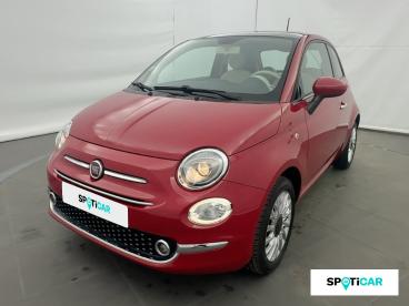SPOTICAR Fiat 500 1.2 8v 69ch Lounge Occasion - Citadine Essence Pasodoble Red Pastel - Albertville - 1203965036_1
