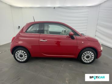 SPOTICAR Fiat 500 1.2 8v 69ch Lounge Occasion - Citadine Essence Pasodoble Red Pastel - Albertville - 1203965036_4