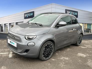 SPOTICAR Fiat 500 E 118 Ch Icone Plus Occasion - Citadine Electrique Gris - Saint-quentin - 1203965500_1