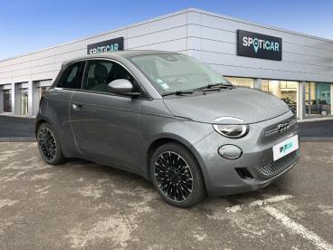 SPOTICAR Fiat 500 E 118 Ch Icone Plus Occasion - Citadine Electrique Gris - Saint-quentin - 1203965500_3
