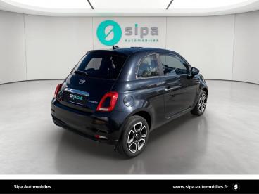 SPOTICAR Fiat 500 1.0 70 Ch Hybride Bsg S/s Occasion - Citadine Essence Noir - Villenave Dornon Cedex - 1203967203_2