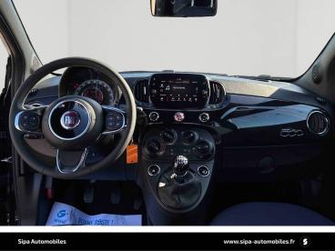 SPOTICAR Fiat 500 1.0 70 Ch Hybride Bsg S/s Occasion - Citadine Essence Noir - Villenave Dornon Cedex - 1203967203_5