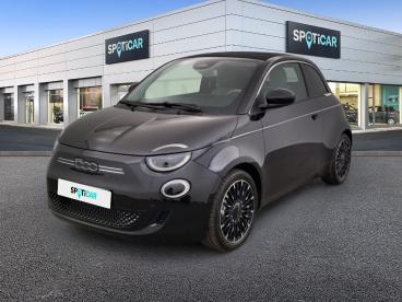 SPOTICAR Fiat 500 C E 95 Ch La Prima Occasion - Citadine Electrique Onyx Black - Venissieux - 1203968654_1