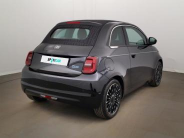 SPOTICAR Fiat 500 C E 95 Ch La Prima Occasion - Citadine Electrique Onyx Black - Venissieux - 1203968654_5
