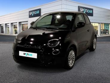 SPOTICAR Fiat 500 E 118 Ch Nouvelle 500 Occasion - Citadine Electrique Onyx Black - Ennetieres-en-weppes - 1203970100_1