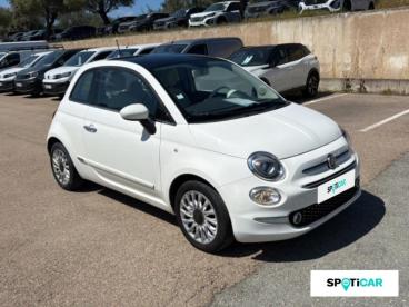 SPOTICAR Fiat 500 1.2 8v 69ch Lounge Occasion - Citadine Essence Bossa Nova White Pastel - Porto Vecchio - 1203971052_3
