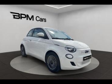 SPOTICAR Fiat 500 E 95ch Icone Occasion - Citadine Electrique Blanc - Reze - 1203971083_3