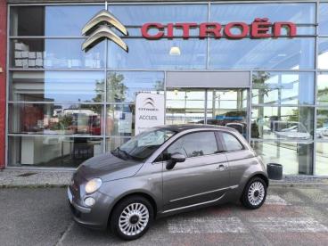 SPOTICAR Fiat 500 1.2 8v 69ch Lounge Occasion - Citadine Essence Coloris Métal Electroclash Grey - Ploemeur - 1203972616_1