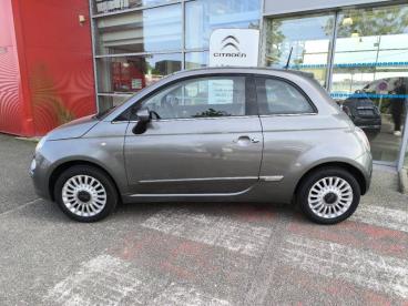 SPOTICAR Fiat 500 1.2 8v 69ch Lounge Occasion - Citadine Essence Coloris Métal Electroclash Grey - Ploemeur - 1203972616_3