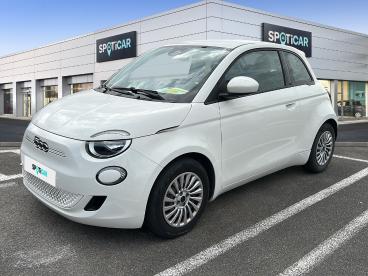 SPOTICAR Fiat 500 E 95 Ch Action Occasion - Citadine Electrique Blanc - Saint-quentin - 1203973331_1