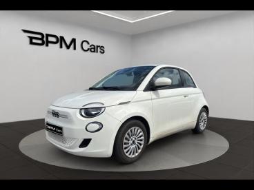 SPOTICAR Fiat 500 E 95ch Action Occasion - Citadine Electrique Blanc - Reze - 1203978910_1
