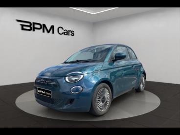 SPOTICAR Fiat 500 E 95ch Icone Occasion - Citadine Electrique Ocean Green Métal - Reze - 1203980488_1