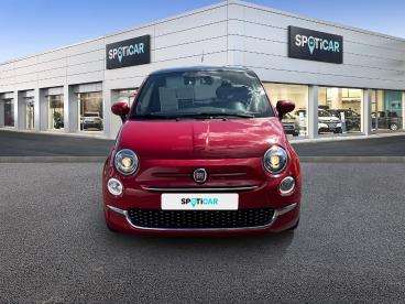 SPOTICAR Fiat 500 1.0 70ch Bsg S&s (red) Occasion - Citadine Hybride Pasodoble Red Pastel - Courrieres - 1203981994_2