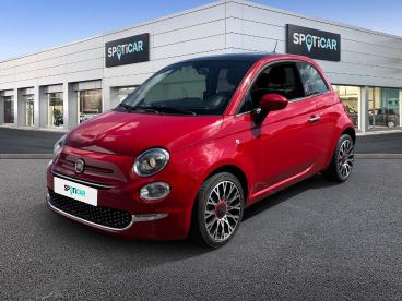 SPOTICAR Fiat 500 1.0 70ch Bsg S&s (red) Occasion - Citadine Hybride Pasodoble Red Pastel - Courrieres - 1203981994_3