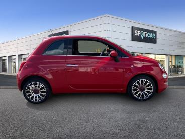 SPOTICAR Fiat 500 1.0 70ch Bsg S&s (red) Occasion - Citadine Hybride Pasodoble Red Pastel - Courrieres - 1203981994_5