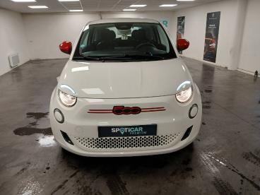 SPOTICAR Fiat 500 E 95 Ch (red) Occasion - Citadine Electrique Blanc - Mareuil Les Meaux - 1203983883_2