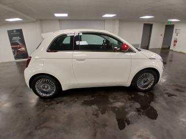 SPOTICAR Fiat 500 E 95 Ch (red) Occasion - Citadine Electrique Blanc - Mareuil Les Meaux - 1203983883_4
