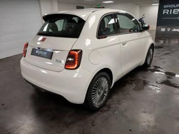 SPOTICAR Fiat 500 E 95 Ch (red) Occasion - Citadine Electrique Blanc - Mareuil Les Meaux - 1203983883_5