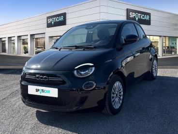 SPOTICAR Fiat 500 E 95ch Action Occasion - Citadine Electrique Onyx Black Pastel - Dunkerque - 1203986504_1