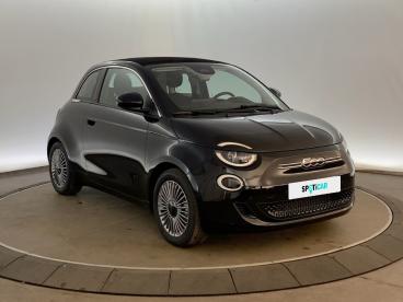 SPOTICAR Fiat 500 C E 118 Ch Nouvelle 500 Occasion - Citadine Electrique Onyx Black - Corbas - 1203992649_3