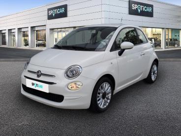 SPOTICAR Fiat 500 0.9 8v Twinair 105ch S&s Lounge Occasion - Citadine Essence Blanc - Morlaix Cedex - 1203995529_1