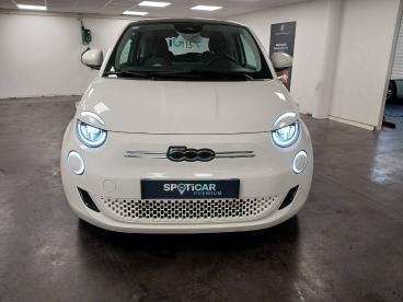 SPOTICAR Fiat 500 E 95 Ch Icone Occasion - Citadine Electrique Blanc - Mareuil Les Meaux - 1203996399_2