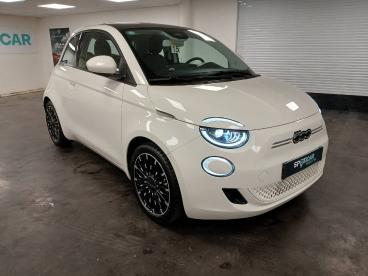 SPOTICAR Fiat 500 E 95 Ch Icone Occasion - Citadine Electrique Blanc - Mareuil Les Meaux - 1203996399_3