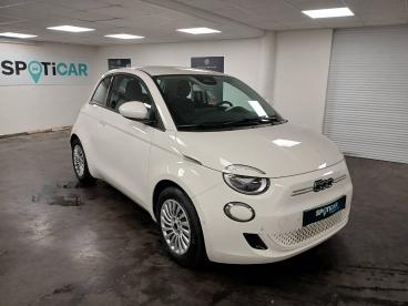 SPOTICAR Fiat 500 E 118 Ch Nouvelle 500 Occasion - Citadine Electrique Blanc - Mareuil Les Meaux - 1203996401_1